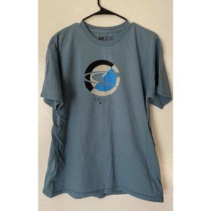O’Neill Mens Shirt Blue Short Sleeve T-Shirt Size Large
